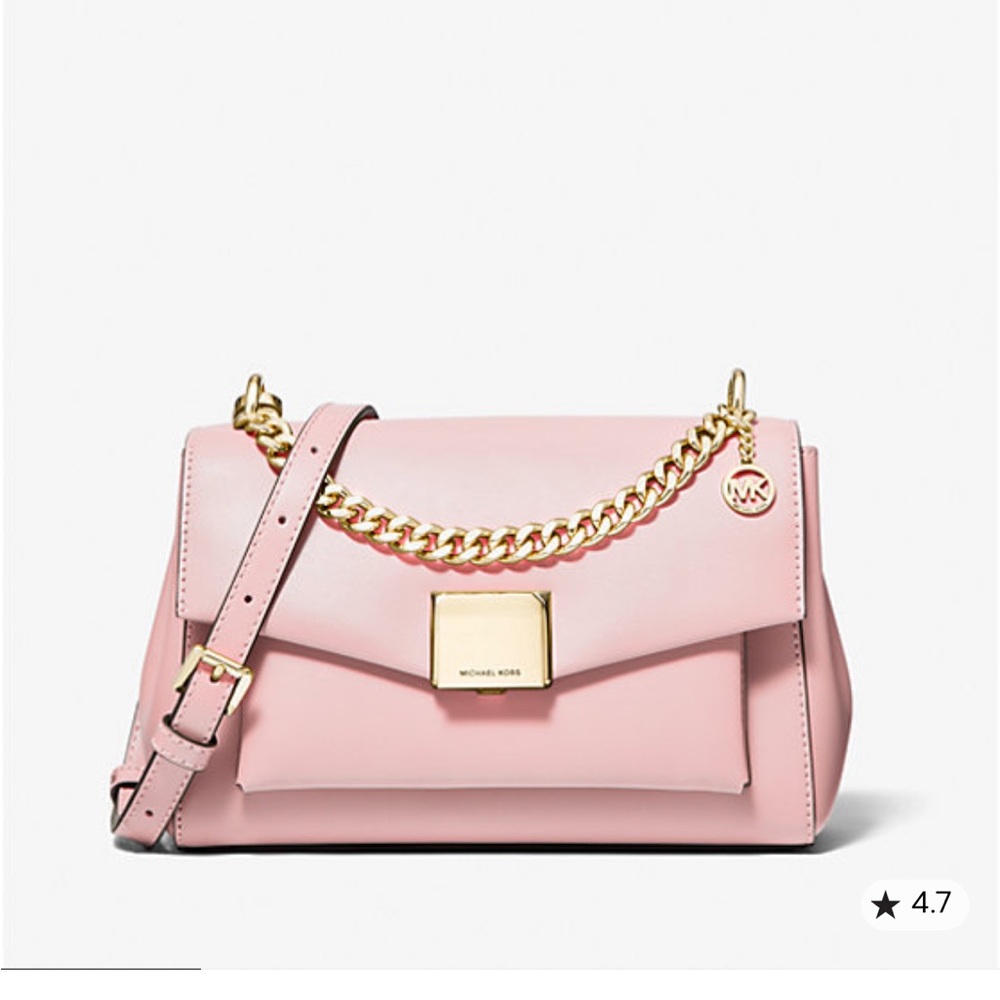 Michael Kors Lita Medium Leather Crossbody Bag